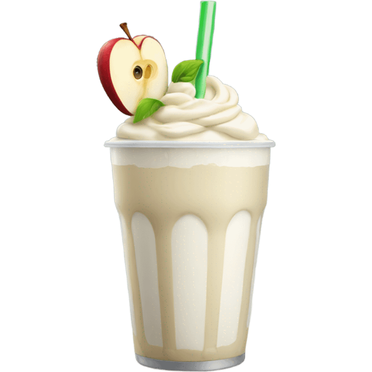 apple milkshake emoji