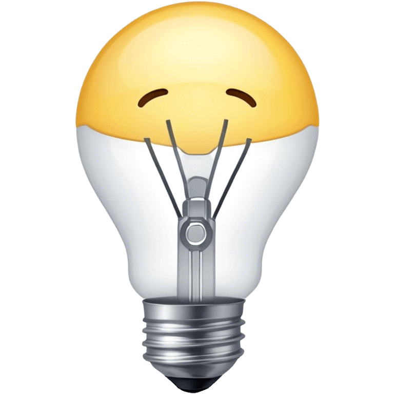 Lightbulb above head emoji