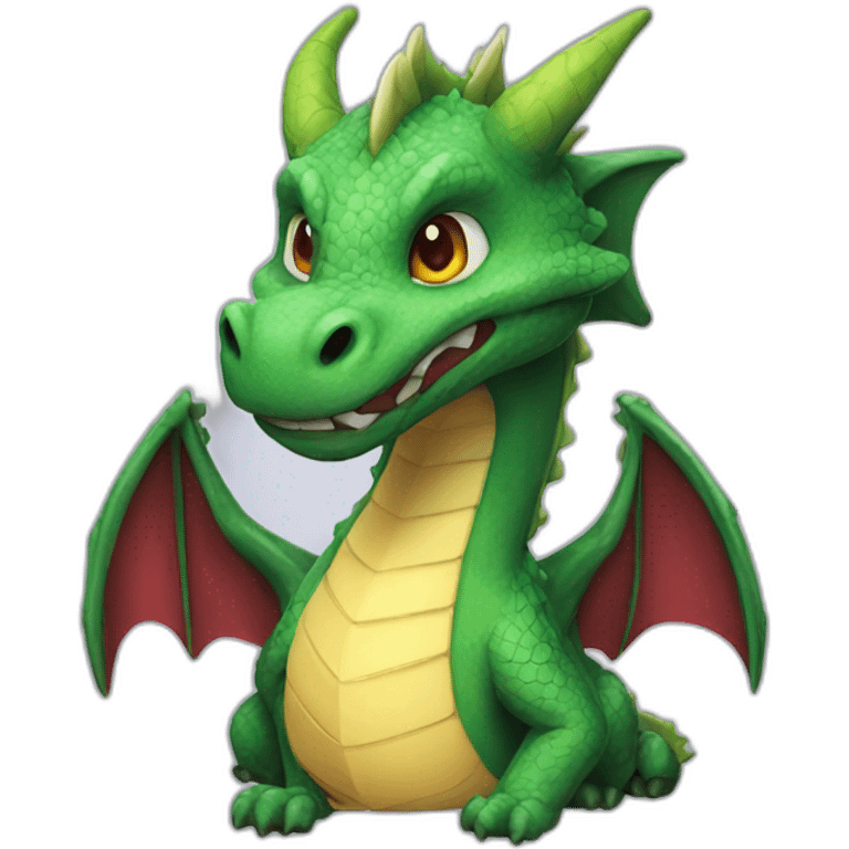 A gamer dragon emoji