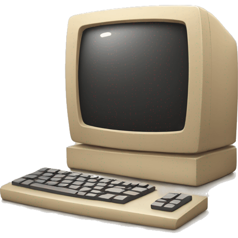 Beige computer  emoji