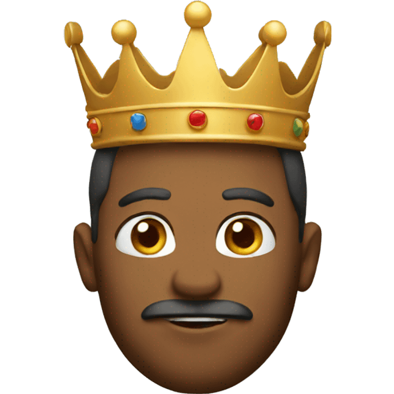 King with crown emoji