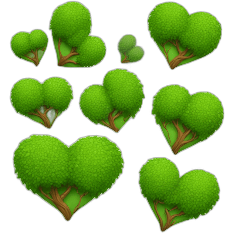 Nature heart emoji