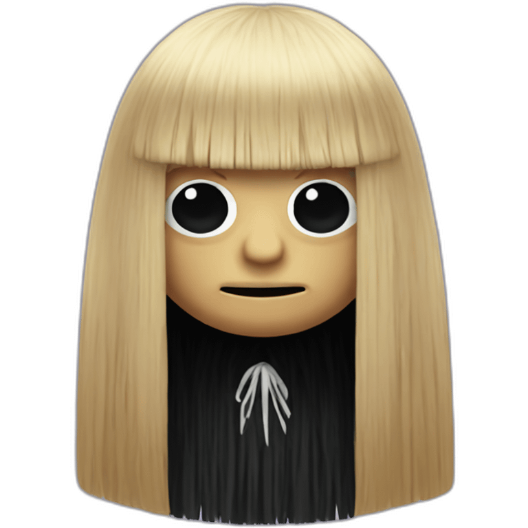 cute cousin it addams emoji