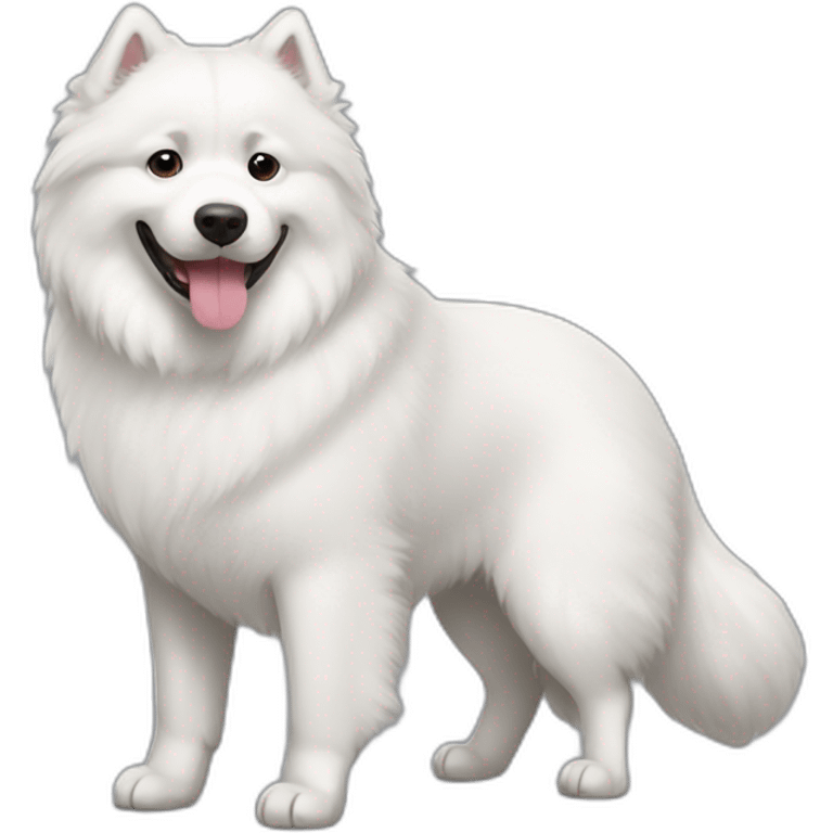 samoyed-and-black-labrador emoji