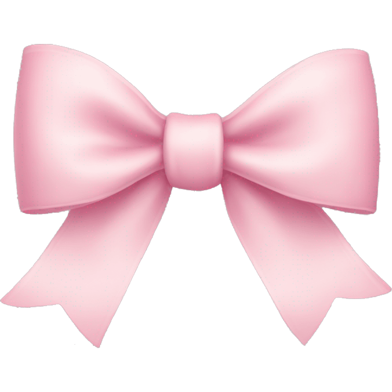 Light pink bow emoji