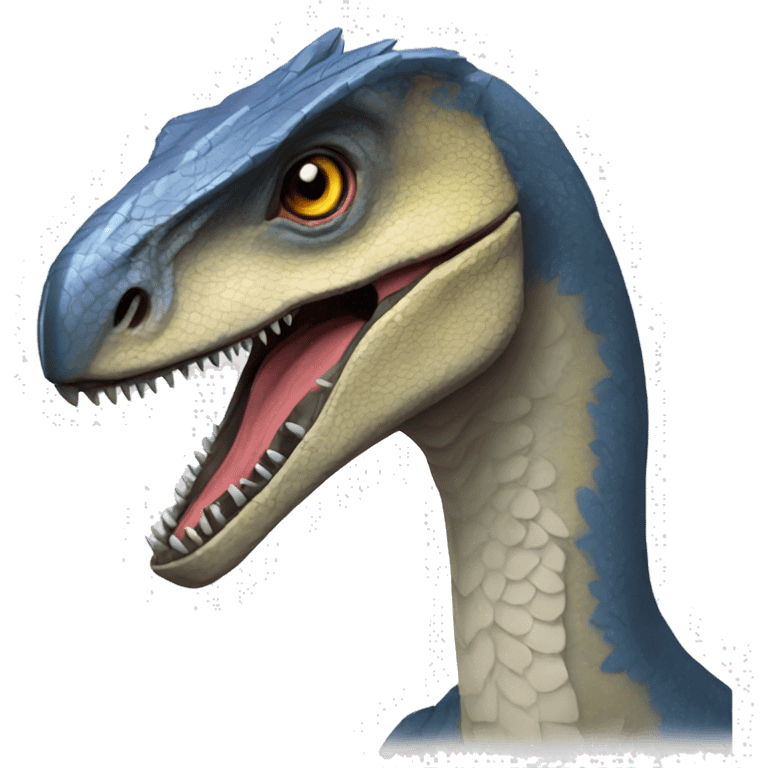 Futuristic Velociraptor-Fakémon emoji