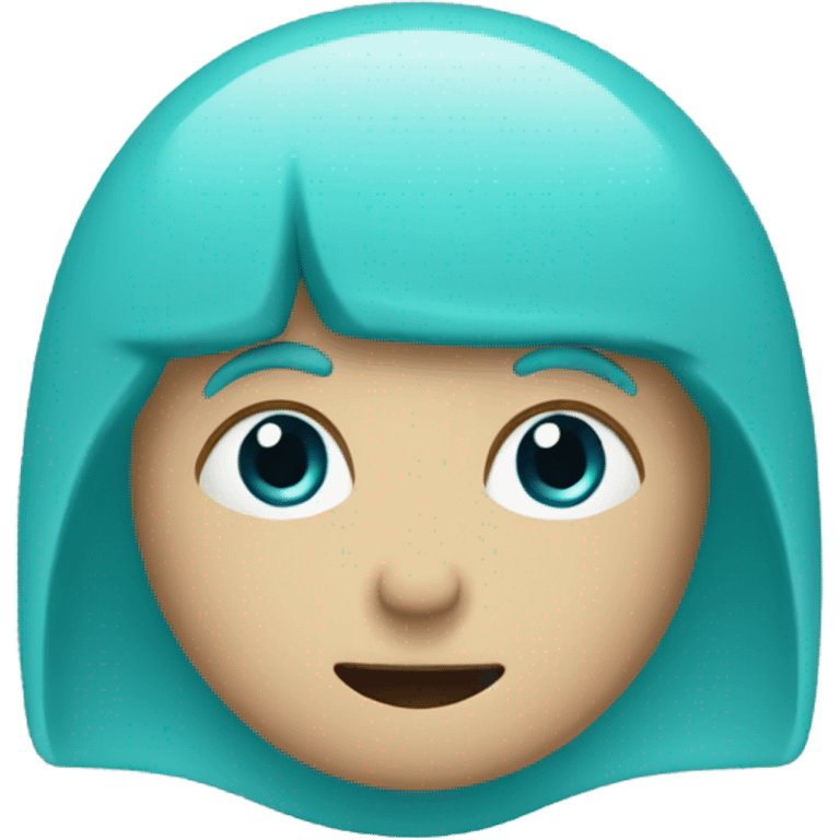 cyan number 6 emoji