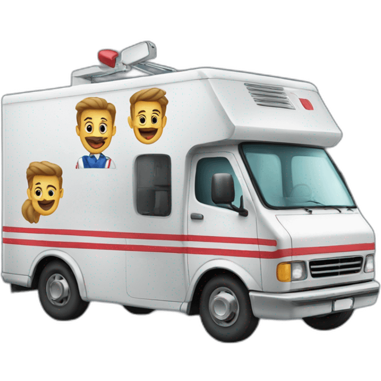 barber truck emoji