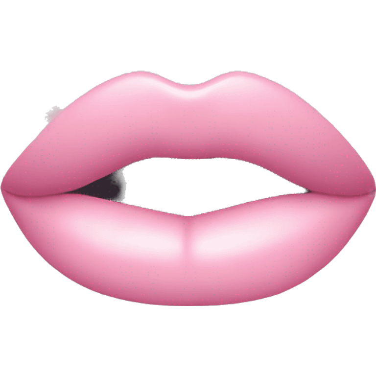 pastel pink lipstick emoji