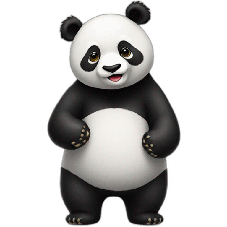 full body panda emoji