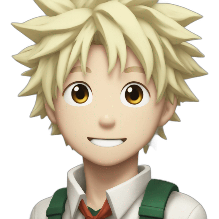 Bakugo my hero academia no smile emoji