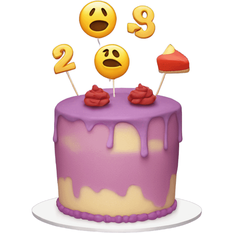 29th birthday cake  emoji