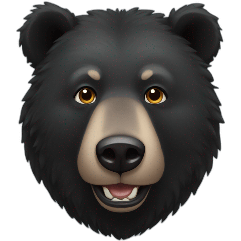 black bear emoji