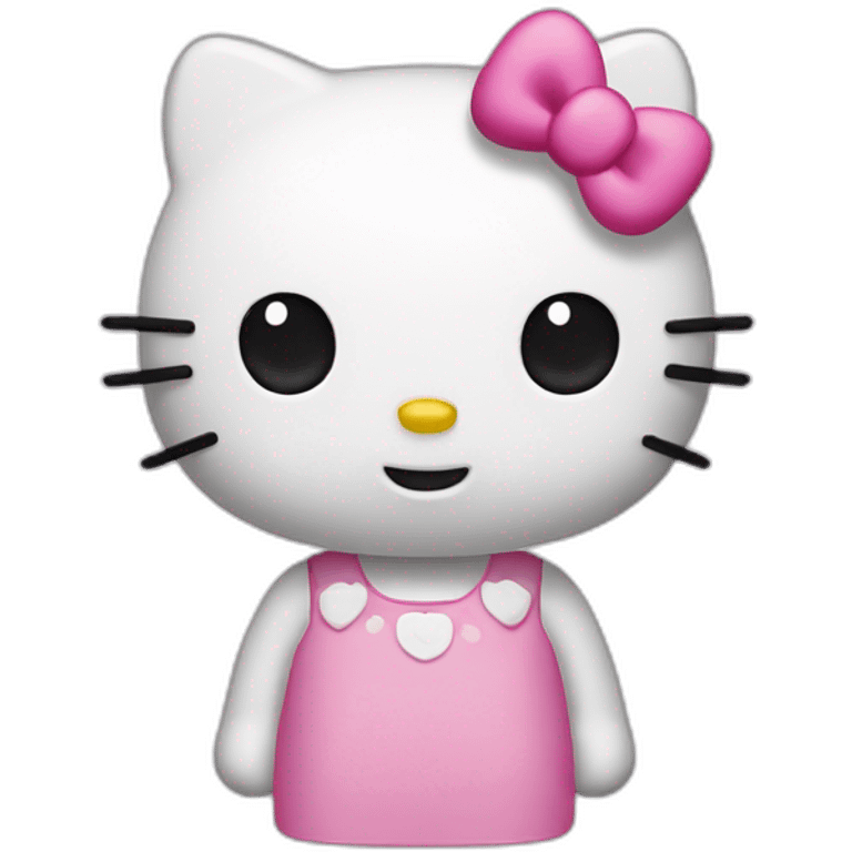 Hello kitty white emoji