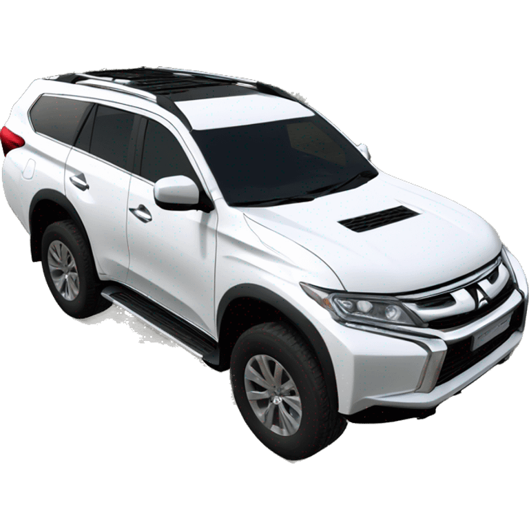 todoterreno mitsubishi montero 3.2 DI-D blanco emoji