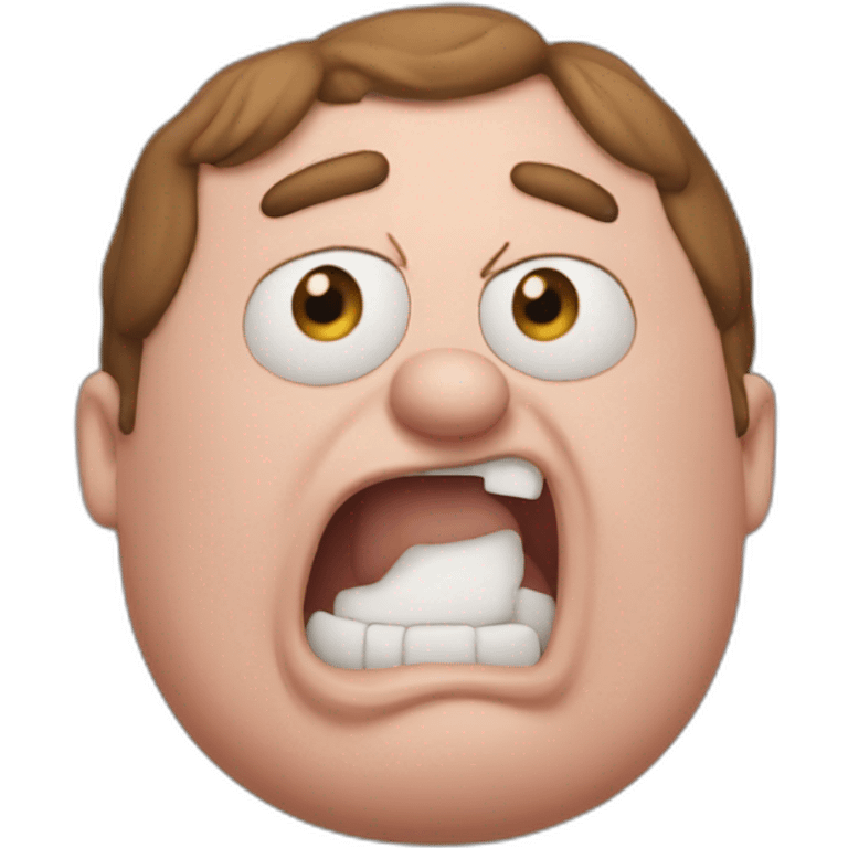 Peter Griffin gaping emoji