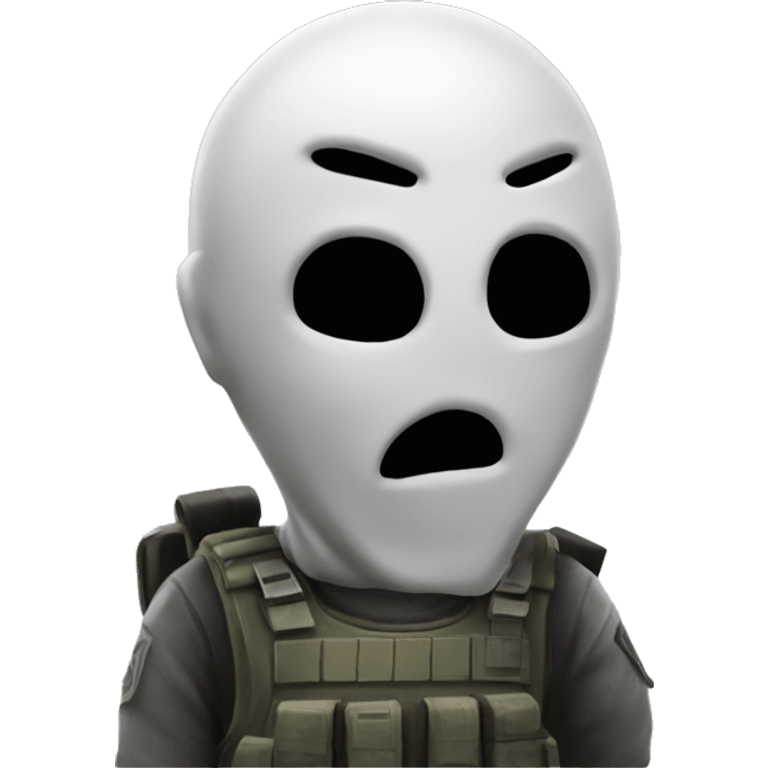 Ghost from Cal Of Duty  emoji