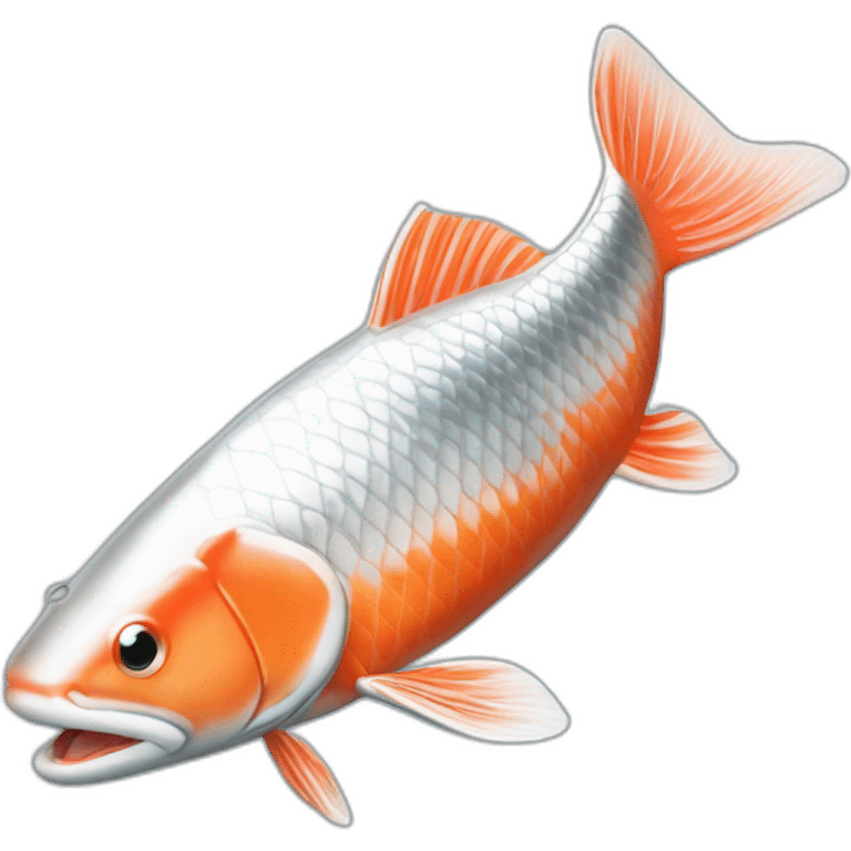 silver-koi-salmon emoji