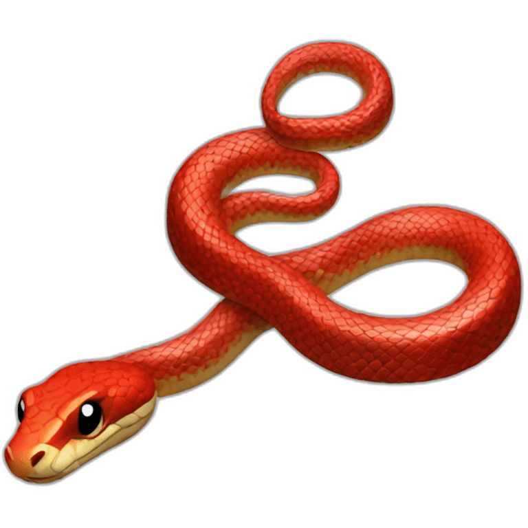 snake red emoji