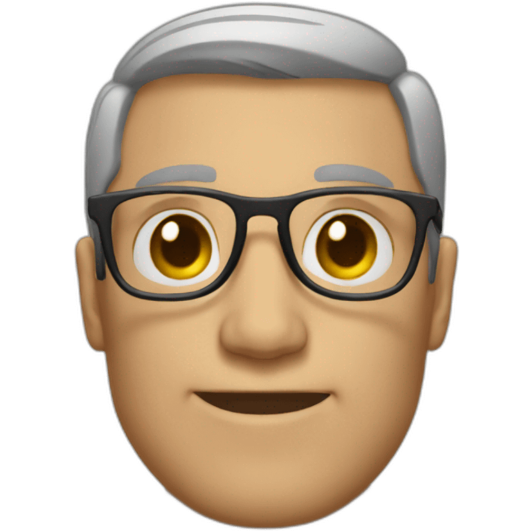 Man with glasses emoji