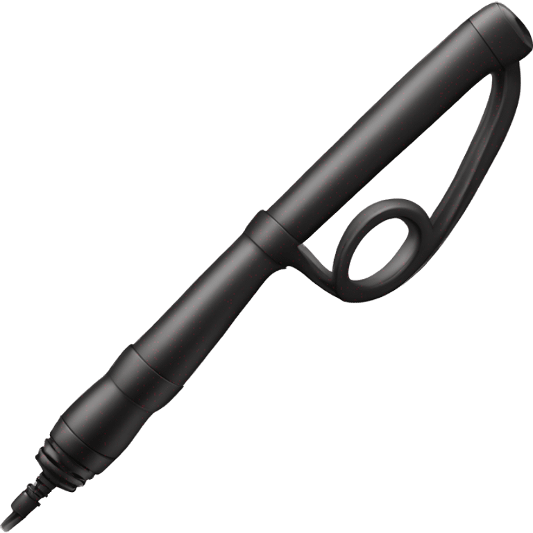 hair curling iron wand emoji