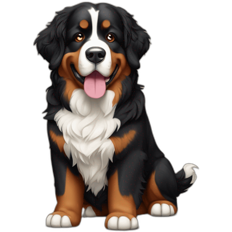 Bernese Mountain Dog big paws emoji