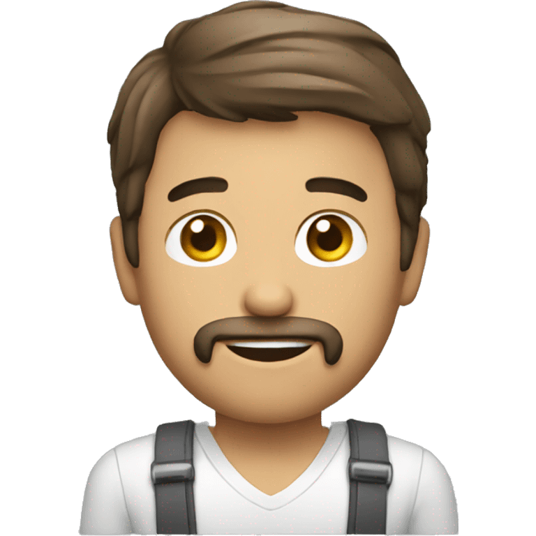 man content maker with phone emoji