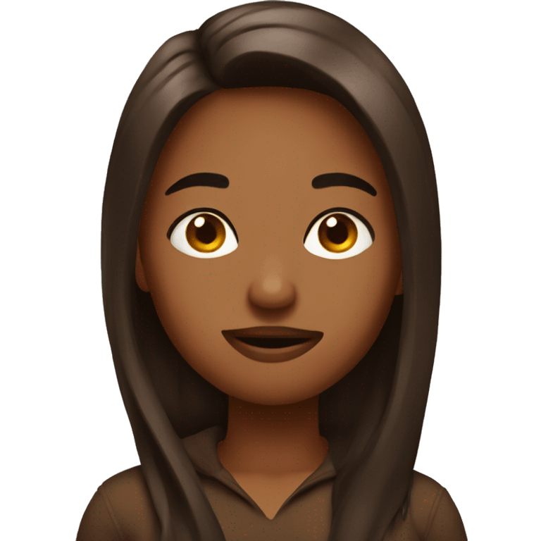 Brown baddie  emoji