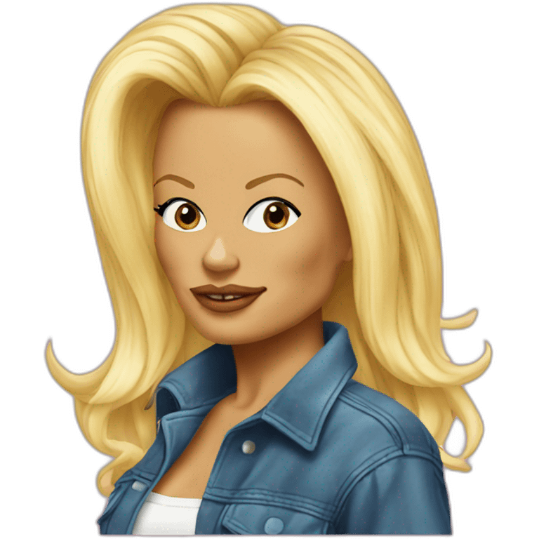 Pamela anderson 90s emoji