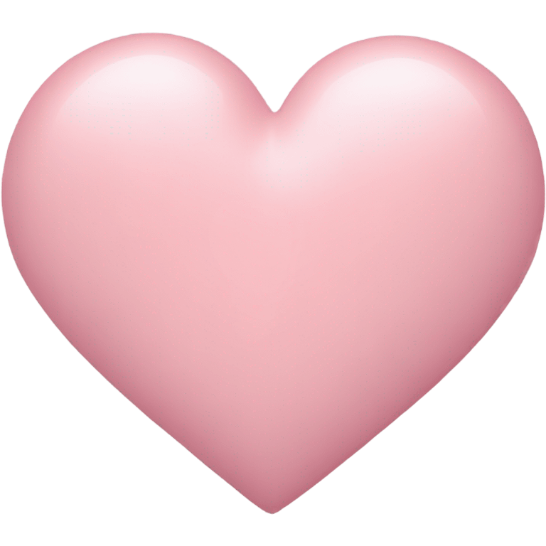 Baby pink heart  emoji