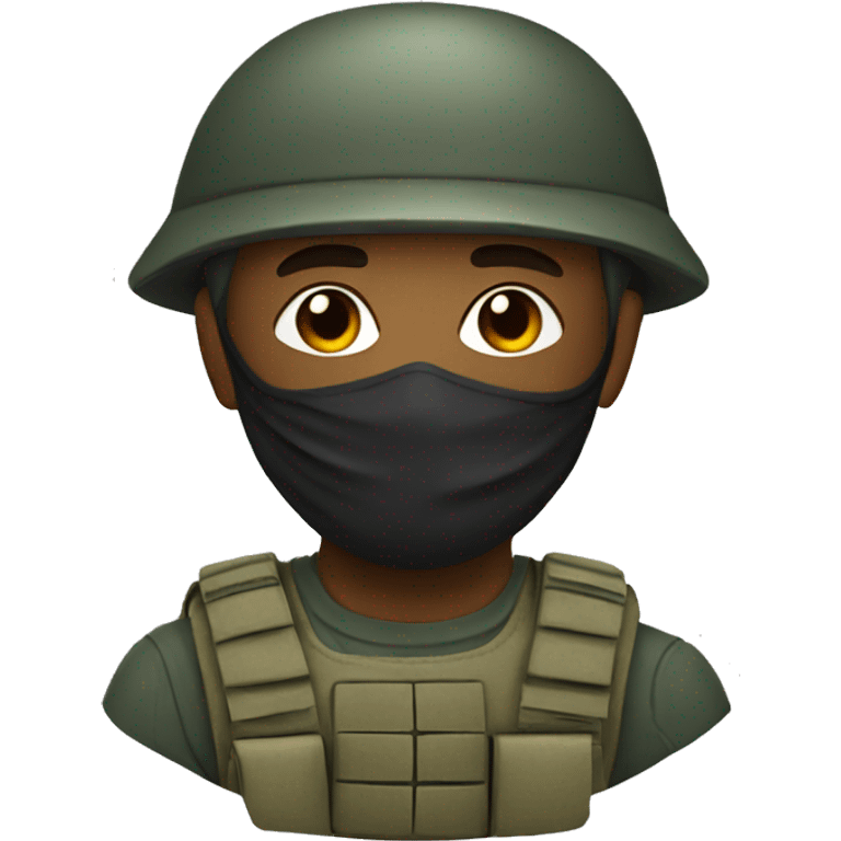 soldier with mask emoji