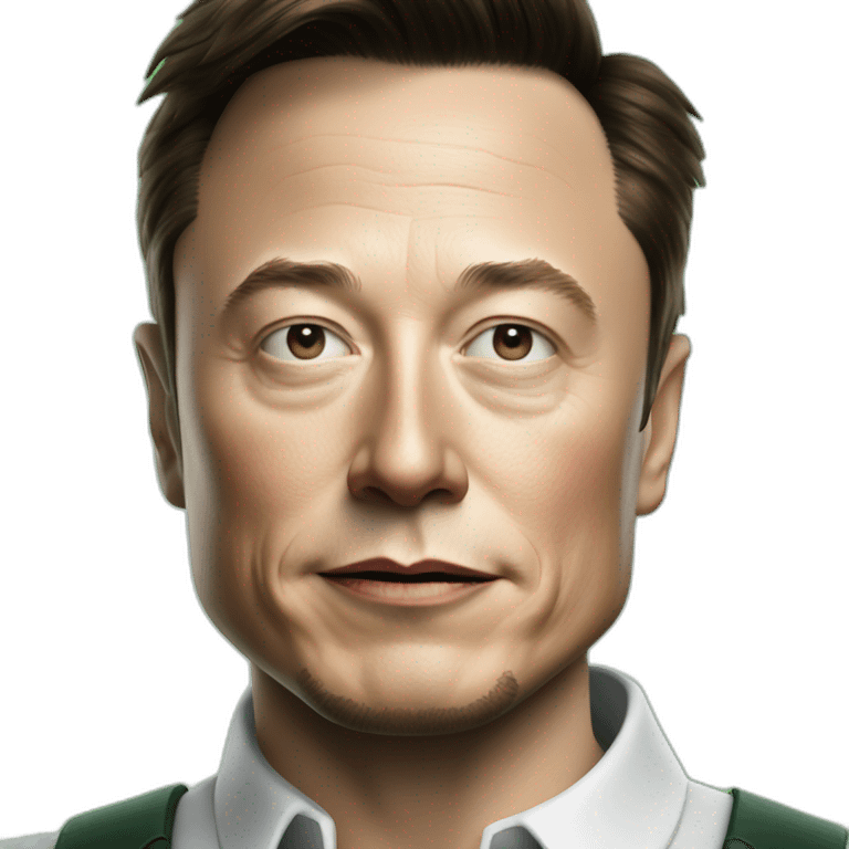 Elon musk in emerald city emoji