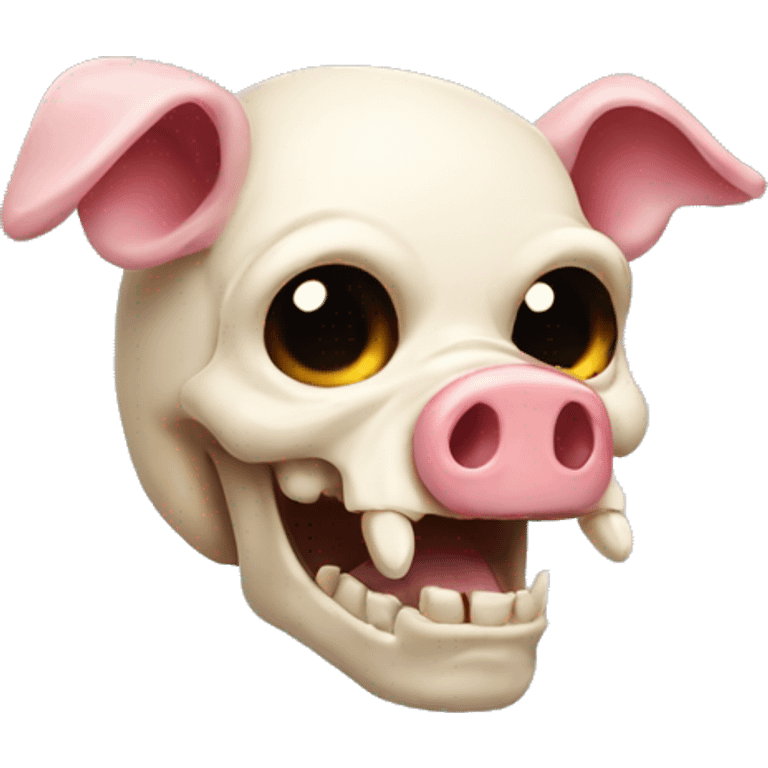 skull pig emoji