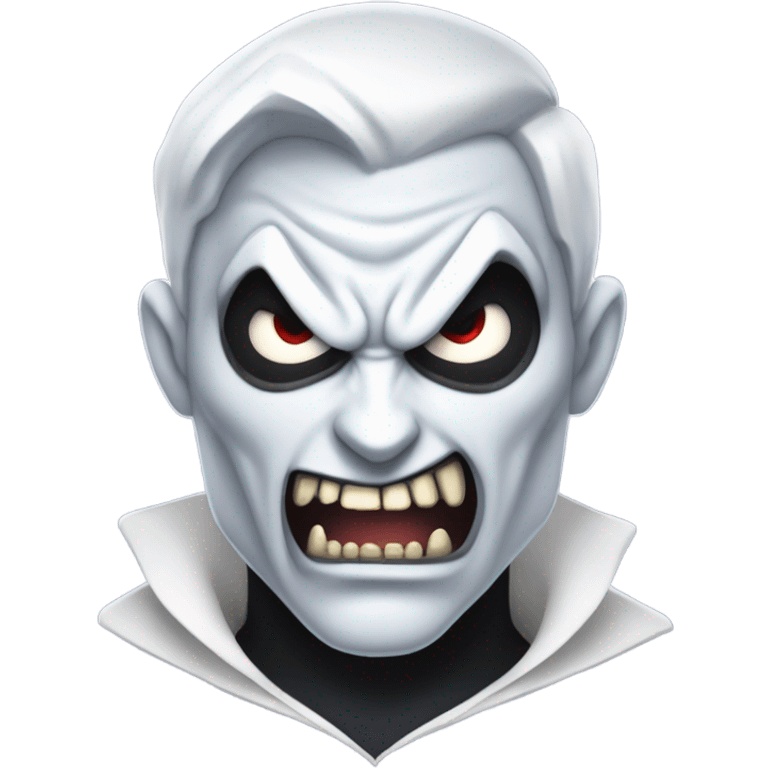 Spider-Man as ghost vampire angry emoji