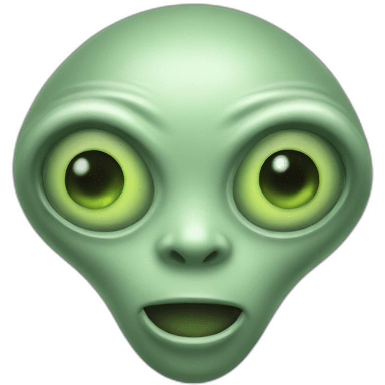 a alien with ear enlarger emoji