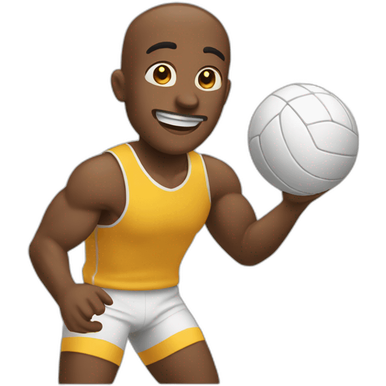 man playing volleyball emoji