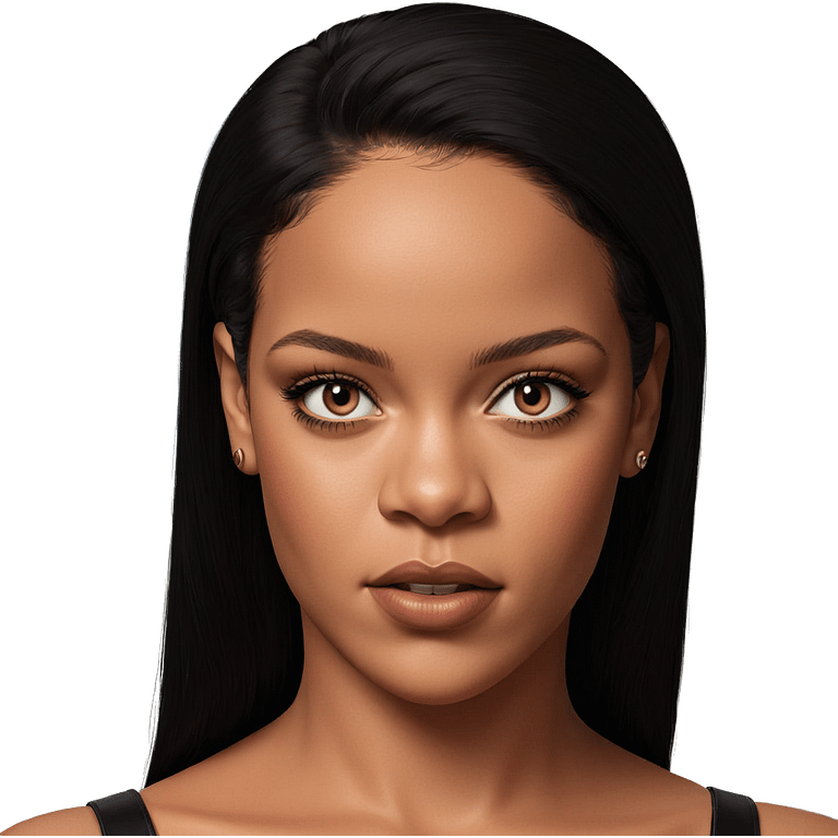 dark-haired beauty portrait emoji