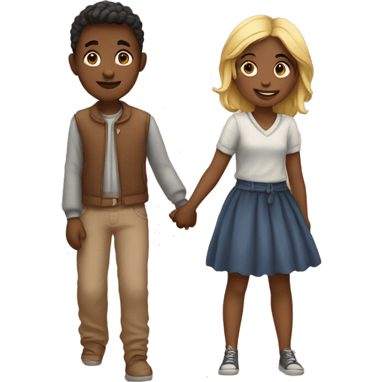 boy and girl in love  emoji