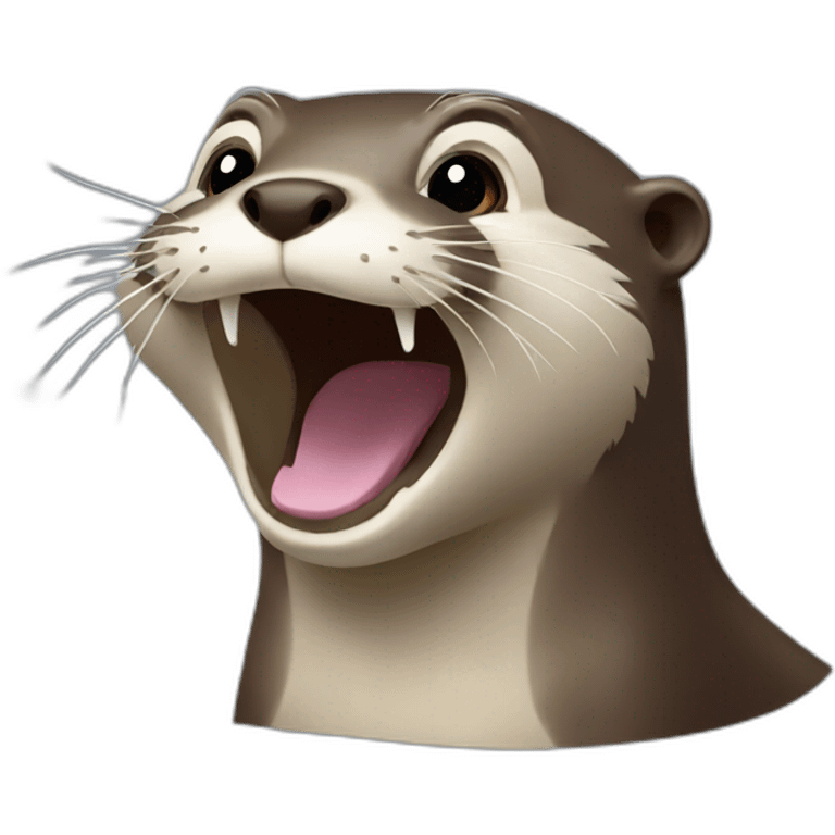 otter having fun emoji