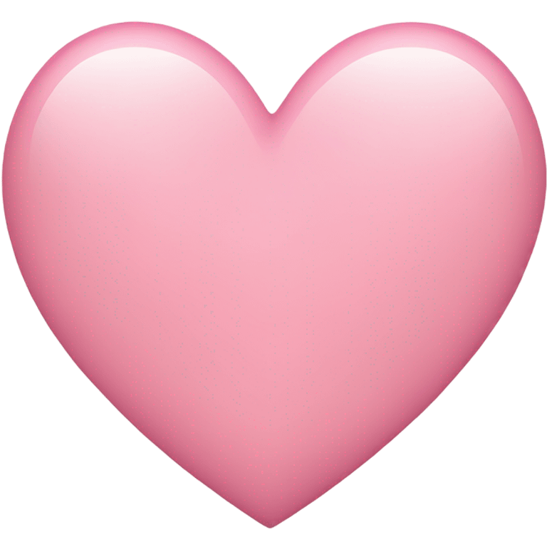 light pink heart emoji