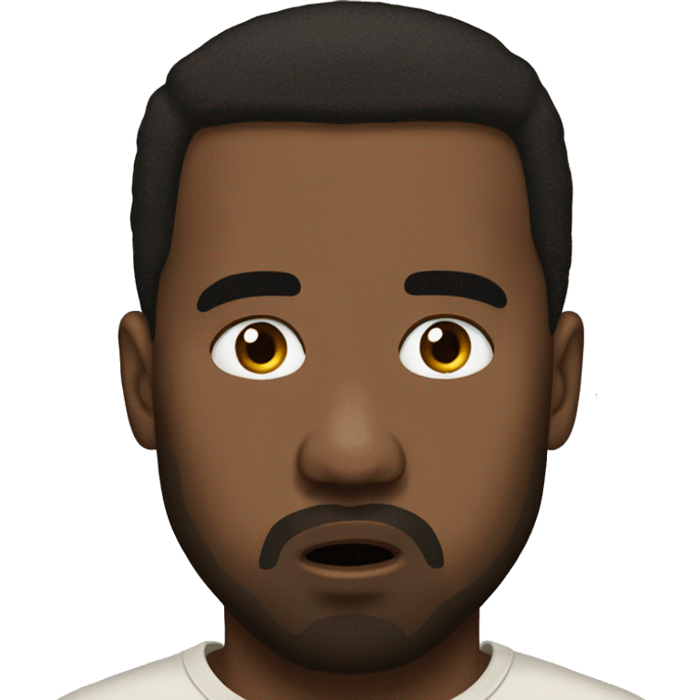 Shocked Kanye west emoji