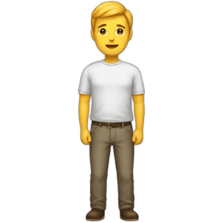 homme de dos emoji