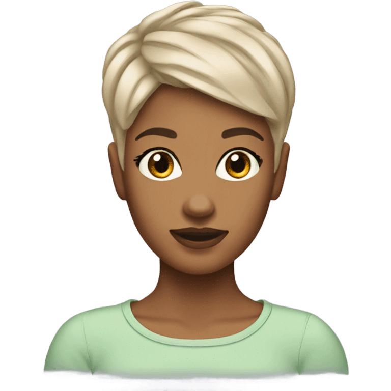 woman pixie cut emoji