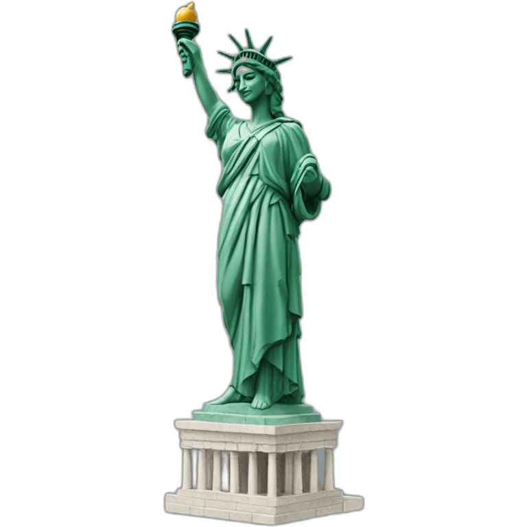 Palestine liberty statue  emoji