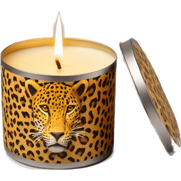 jaguar print candle emoji