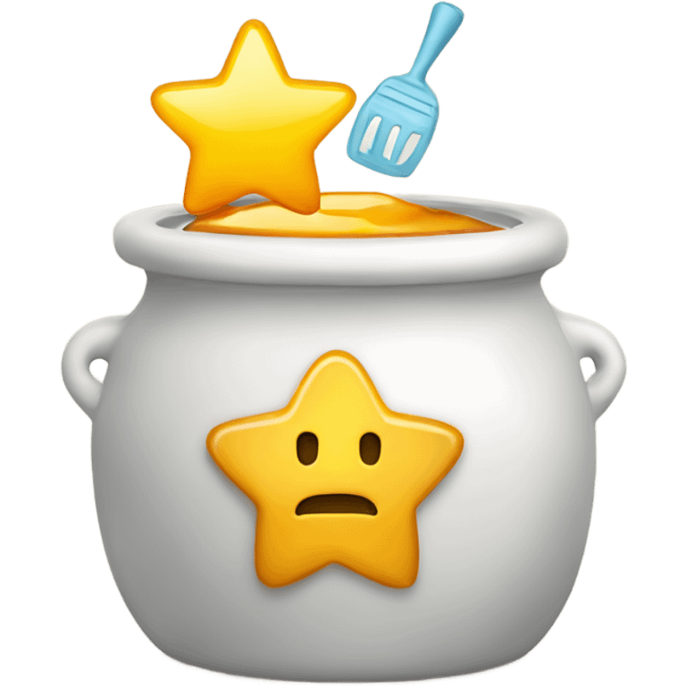 top of the pots, savings pot, honey pot, star emoji