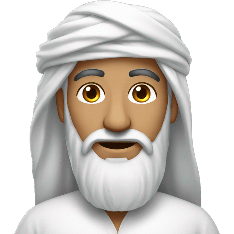 ARABE MAN DESIGNER WITH SOFT BARBE  emoji