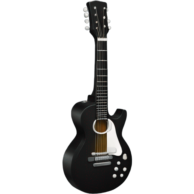 Black guitar emoji