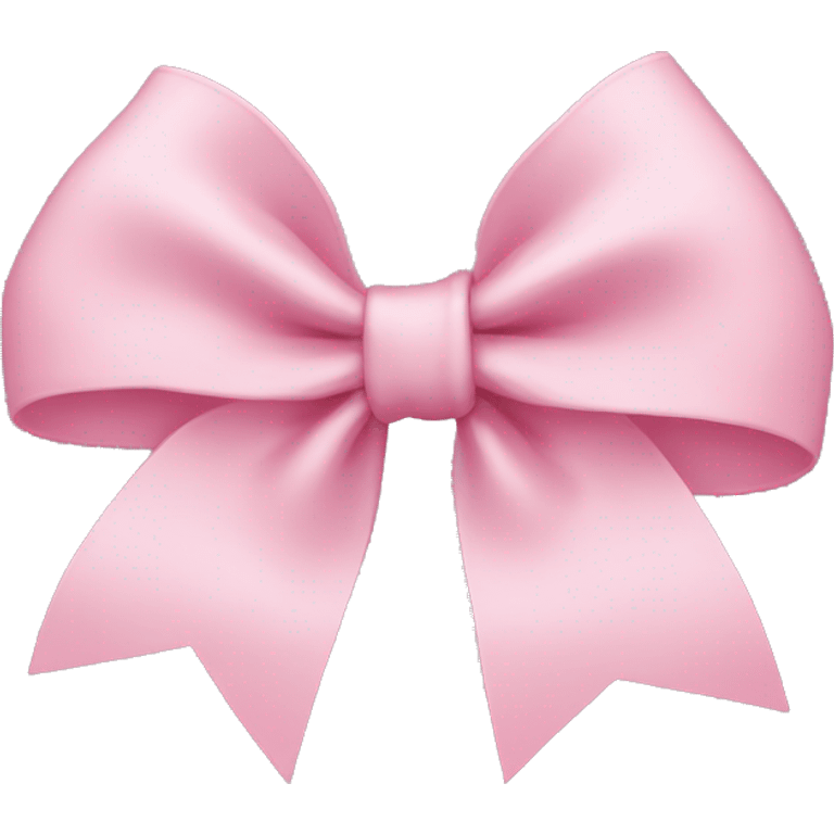 Light pink bow emoji