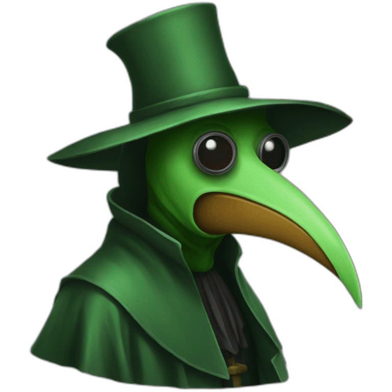 green plague doctor emoji